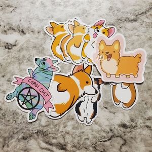 Corgi Dog Stickers
